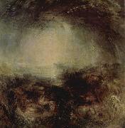 Joseph Mallord William Turner Schatten und Dunkelheit: Der Abend vor der Sintflut oil